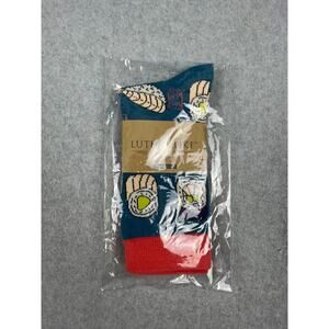 Luther Pike Sushi Novelty Food Socks Size 8-13